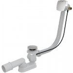 Kielle Odtokové soupravy Vanová odtoková a přepadová souprava s napouštěním, délka 570 mm, chrom 11601030 – Sleviste.cz