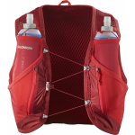 Salomon ADV Skin 12 Race Flag Set goji berry ebony běžecká vesta Velikost: XS – Zboží Dáma