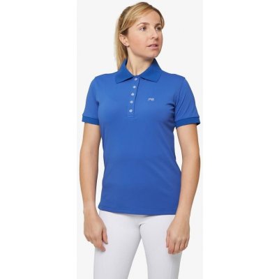 Premier Equine Dámské jezdecké tričko Polo Shirt střední Modrá