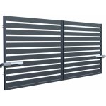 Safir brána dvoukřídlá, šířka 4000 x výška 1500 mm, s pohonem – Sleviste.cz