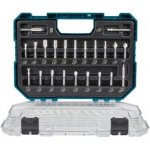 Sada 22ks stopkových fréz, stopka 8mm, Makita D-74784 – Zboží Mobilmania