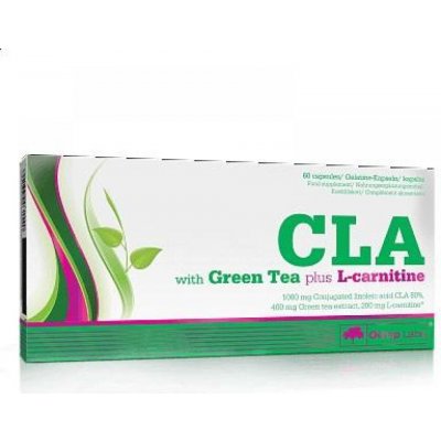 Olimp Sport Nutrition CLA Green Tea plus L-Carnitine 60 kapslí – Zbozi.Blesk.cz