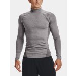 Under Armour ColdGear Armour Compression Mock LS Charcoal light heather – Zboží Mobilmania