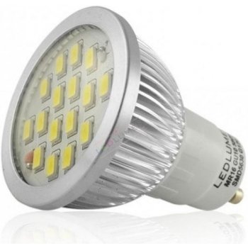 Ledspace LED žárovka 5,8W 15xSMD5630 GU10 500lm CCD studená bílá