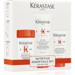 Kérastase Nutritive intenzivně vyživující šampon 80 ml + hloubkově regenerační kondicionér pro suché vlasy 75 ml + termoochranný krém pro uhlazení nepoddajných vlasů 50 ml – Zbozi.Blesk.cz