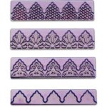 Pavoni Vykrajovátko a 3 vytlačovače na marcipán (krajky) 14x3,5cm – Hledejceny.cz