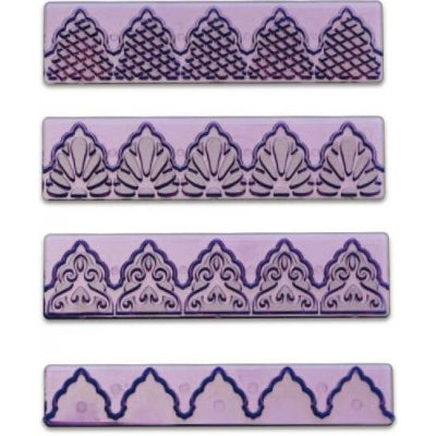 Pavoni Vykrajovátko a 3 vytlačovače na marcipán (krajky) 14x3,5cm – Hledejceny.cz