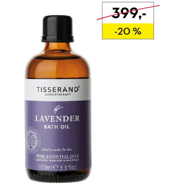 Přípravek do koupele Tisserand Bath Oil De-Stress Blend relaxační koupelový olej s levandulí 100 ml