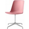 Jídelní židle &Tradition Rely HW11 polished aluminium / soft pink