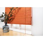Vingo Bambusová římská roleta oranžová 60x150 cm – HobbyKompas.cz