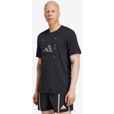 adidas OWN THE RUN CLIMACOOL Pánské běžecké triko černá – Hledejceny.cz