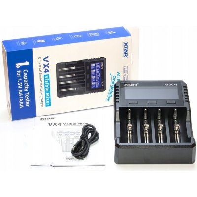 XTAR VX4 18650 / 32650 Li-ION / Ni-MH 4 kanály – Zboží Živě