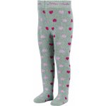 Sterntaler punčocháče termo froté zimní šedé srdíčka – Zboží Dáma