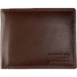Pánská kožená peněženka wild fashion4u brown – Zboží Mobilmania