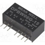 MEAN WELL DPBW06G-15 Měnič: DC/DC; 6W; Uvst: 18÷75VDC; Uvýst: 15VDC; Uvýst2: -15VDC; SIP8 – Hledejceny.cz