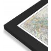 Nástěnné mapy National Geographic Indie - nástěnná mapa Classic 60 x 76 cm Varianta: mapa v dřevěném rámu, Provedení: Pegi černý