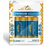 Eta Premium Alkaline 9V 6LR61 2ks ETA9VPREM2 – Hledejceny.cz