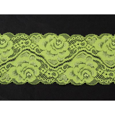 Krajka elastická 80mm 541429 zelená – Zboží Dáma