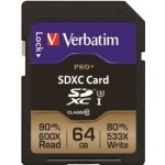 Verbatim SDXC 64 GB 49197 – Hledejceny.cz