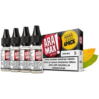 Aramax Coffee Max 4 x 10 ml 3 mg – Zbozi.Blesk.cz