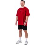 Nebbia GYM ESSENTIALS Oversized tričko červené – Zboží Dáma