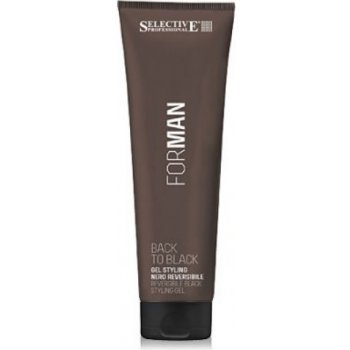 Selective For man Back to Black černý omyvatelný gel 150 ml