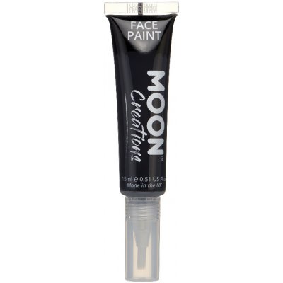 Smiffys.com líčidlo na tělo Moon Creations černé se štětečkem 15 ml – Sleviste.cz