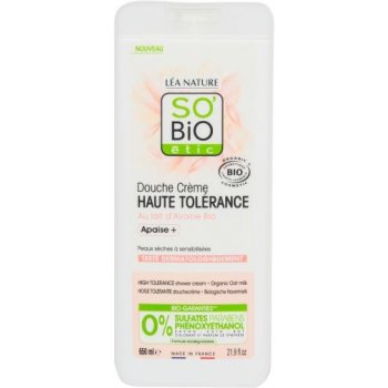 SO’BiO étic sprchový krém Haute Tolérance s ovesným mlékem 650 ml