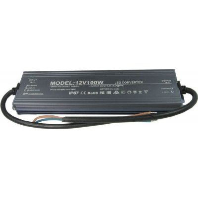 Zdroj - LED driver 12VDC/100W – Zboží Mobilmania