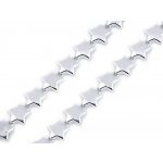 Prima-obchod Řetěz hvězdy šíře 10 mm vánoční barva 1 stříbrná – Hledejceny.cz