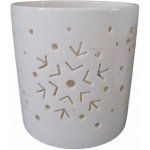 Svícen porcelánový vločka 9 x 11 cm – Hledejceny.cz