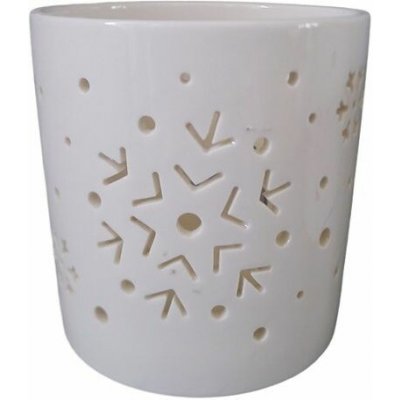 Svícen porcelánový vločka 9 x 11 cm – Hledejceny.cz