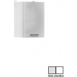 Junona Line Tafla skříňka G1D/40/57 LP, bílá/světle šedý lesk – Hledejceny.cz