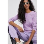 Polo Ralph Lauren Bavlněný svetr dámský fialová – Zboží Mobilmania