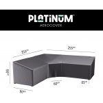 AeroCover 7955 255/255x90x65/90 cm Trapeze- ochranný kryt na zahradní rohovou sedačku – Zbozi.Blesk.cz