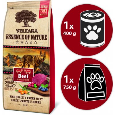 Velxara Adult FM GF dog adult monoprotein beef 11,4 kg – Zbozi.Blesk.cz