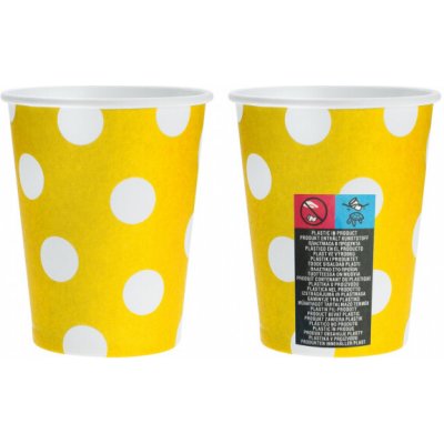 Godan Kelímky papírové žluté s puntíky – Sleviste.cz
