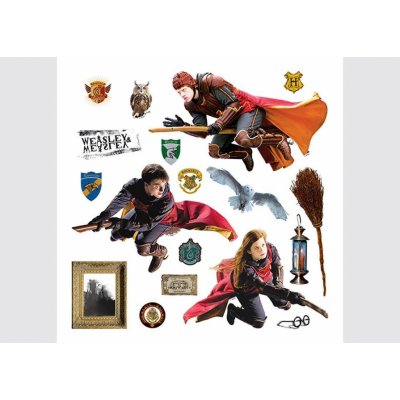 AG Design Samolepky na zeď Harry Potter Znaky 30x30 cm – Zboží Mobilmania