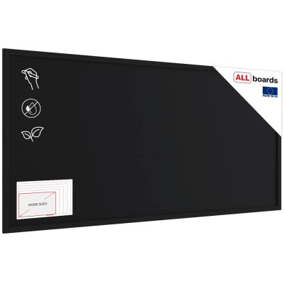 Allboards TB126BK_ECO Černá křídová tabule 120 × 60 cm – Zboží Živě