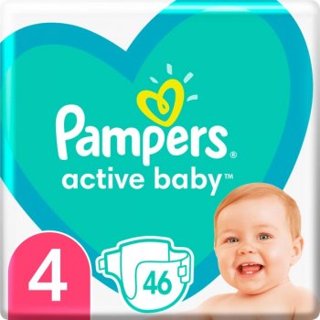 Pampers Active 4 46 ks