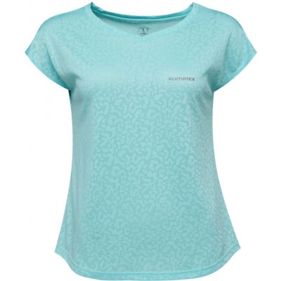 Klimatex Dámské volné triko KIVU Tyrkysová Stříbrná – Zbozi.Blesk.cz