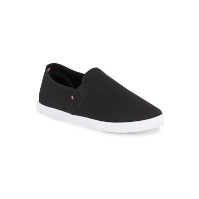 Tommy Hilfiger Canvas Slip-On Sneaker FW0FW07806 černá – Zboží Dáma