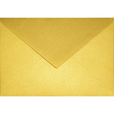 NETUNO Obálka C6 metalická Aster Metallic Cherish zlatá – Sleviste.cz