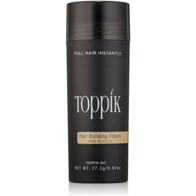 Toppik Hair Building Fibers Zahušťovací vlákna na vlasy a vousy středně blond 27 g