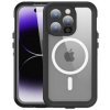 Pouzdro a kryt na mobilní telefon RedPepper nárazuvzdorné voděodolné s MagSafe iPhone 15 Pro Max - černé