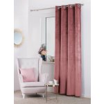 Dekorační závěs s kroužky VELVET 140x260 cm, růžová (cena za 1 kus) MyBestHome – Sleviste.cz