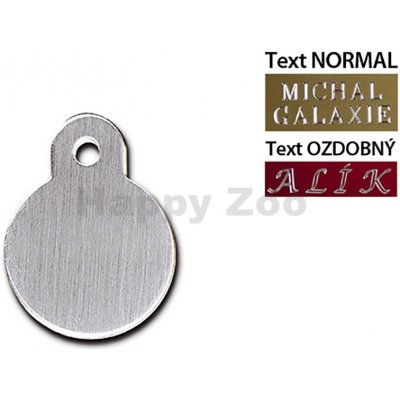 QUICK TAG gravírovací známka broušené chromové kolečko S – Hledejceny.cz
