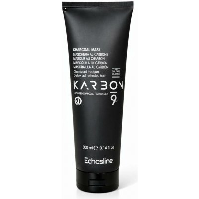 Echosline Karbon 9 Charcoal Mask s aktivním uhlím 300 ml – Zboží Mobilmania