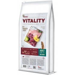 Akinu Vitality dog Adult medium chicken & beef 12 kg