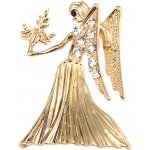 Amparo Miranda Brož Znamení zvěrokruhu AM023 Panna – Zboží Dáma